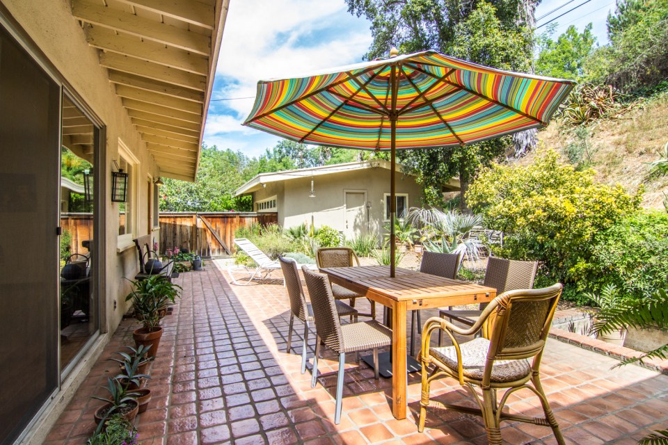 The Backyard is a quiet oasis retreat.
