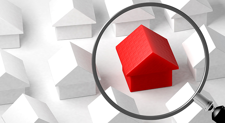 Close up of a house. Focus on its characteristics. 3D Rendering